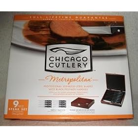 Chicago Cutlery Metropolitan 9 pc. Steak Knife Set by Chicago Cutlery