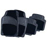 Heavy Duty Universal 'trim to fit' Car mats Black - Best Quality and will fit all Cars'