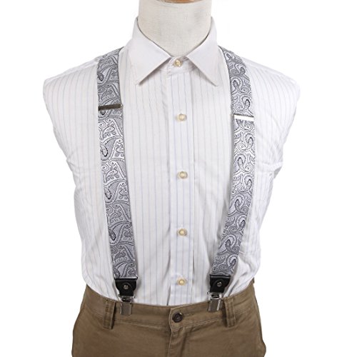 EFBB.02 Series Colors Paisley Microfiber Y-Back Suspender For Casual By Epoint