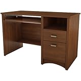 South Shore Furniture Gascony Collection Small Desk, Sumptuous Cherry