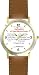 All of THE 7 HABITS #1 (English Text) - DELUXE TWO-TONE WATCH from THE 7 HABITS - WATCH COLLECTION BY WATCHBUDDY&reg; - Arabic Numbers - Brown Leather Strap-Size-Women's Size-Small