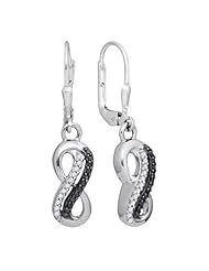 0.21CTW-DIA INFINITY EARRING