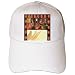 Vintage Halloween Jack oLanterns and Ghost - Adult Baseball Cap