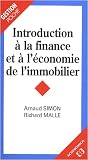 Introduction a la Finance et a l'Economie de l'Immobilier