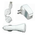 3 in 1 USB Charger Kit for iPod and iPhone