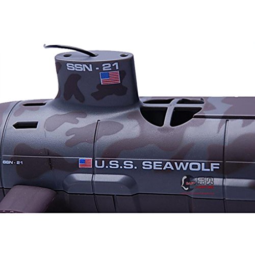 Friends Equipments Diving Toy 6-Channel Remote Control Navy Submarine 