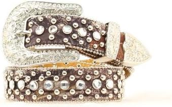 M & F Western Girls' Mossy Oak Camo Bling Belt Mossy Oak