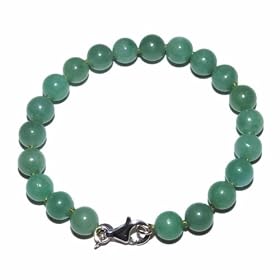 Green Jadeite Beaded Bracelet by