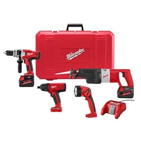 Buy Milwaukee 0920-24 18-Volt 4 Tool Combo Kit by Milwaukee