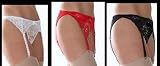 Sexy Narrow Lace Suspender Belt. Stockings not included.