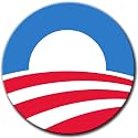 Obama Round Symbol of Hope Mousepad