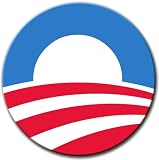 Obama Round Symbol of Hope Mousepad