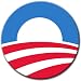 Obama Round Symbol of Hope Mousepad