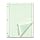 TOPS Engineering Computation Pad, Quad Rule, Letter Size, Green Tint, 100 Sheets per Pad (35500)