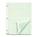 TOPS Engineering Computation Pad, Quad Rule, Letter Size, Green Tint, 100 Sheets per Pad (35500)