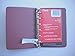Mead 46030-BY Mini 6-Ring Burgundy Memo Book with 3 x 5-inch Lined Paper
