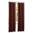 Maytex Faux Silk Window Panel with Grommet 40-Inch by 84-Inch, Red
