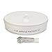 Mud Pie 4801027 Tortilla Warming Set, One Size, White