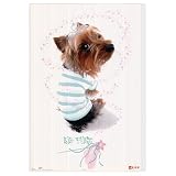 Big Flirt (Puppy Dog) Art Print Poster - 24x36