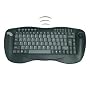 Wireless Rf Mini Multimedia USB Kyb with optical Trackball 2.4GHZ Blk