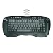 Wireless Rf Mini Multimedia USB Kyb with optical Trackball 2.4GHZ Blk