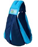 Baba Slings 2-Tone Baby Carrier, Navy/Turquoise