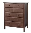 Roxanne 5 Level 7 Drawer Dresser in Espresso Finish By Da Vinci Baby Furniture