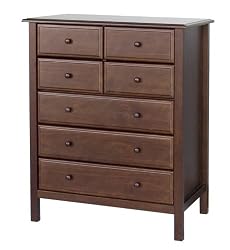 Roxanne 5 Level 7 Drawer Dresser in Espresso Finish By Da Vinci Baby Furniture