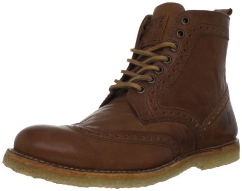 FRYE Men's Hudson Wingtip Boot Cognac 11 M US
