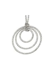 14K White Gold Diamond Necklace - 0.75 Ct. -- LIFETIME WARRANTY