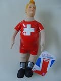 Little Britain 12 inch DAFFYD Classic PLUSH in Red and white top and shorts Character Gifts LTD