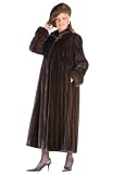 Mink Coat-Mahogany Mink Full Length Turn Back Cuff