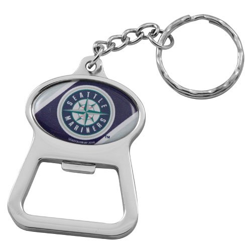 Seattle Mariners Team Logo Bottle Opener Keychain