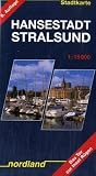Stadtkarte Stralsund 1:13 500: Taschenplan mit Stadtfuhrer