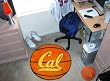 California Golden Bears 29" Round Basketball Floor Mat (Rug)