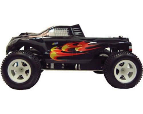 Black Radio Controlled Conquisitdor Nitro Off Road Truck ACME 4WD 1:10 Scale
