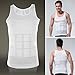 Men's Shaper Slimming Shirt Elastic Sculpting Vest White Ssy-2 (XL)