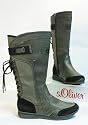 s.Oliver Damen Stiefel grau / schwarz