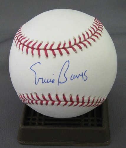 Ernie Banks Autographed/Hand Signed MLB Baseball Chicago Cubs