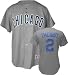Ryan Theriot Majestic MLB Road Grey Replica Chicago Cubs Jersey - XX-Large