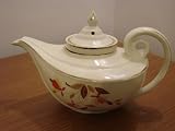 Hall's Jewel Tea Aladdin Teapot with Infuser Autumn Leaf - Mint