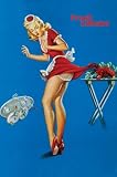 FRESH LOBSTER RED DRESS POSTER X NEW VINTAGE FAR00020
