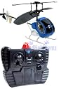 Super Mini 2 Channel Radio Control Helicopter (color may vary with red, yellow, blue)