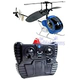 Super Mini 2 Channel Radio Control Helicopter (color may vary with red, yellow, blue)