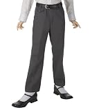 French Toast Girls' Drop Waist Bootleg Cut Pants (Khaki or Navy)