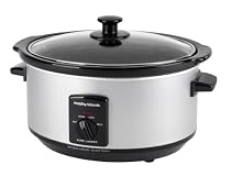 Morphy Richards 48790 Eco Electric Slow Cooker Black & Silver 3.5L