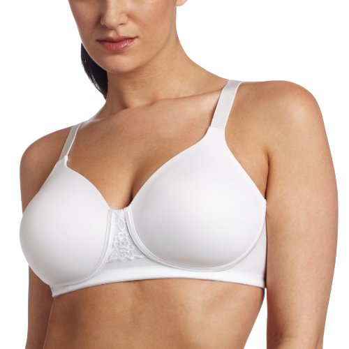 Vanity Fair Women's Plus-Size Back Smoothing Full Figure Wirefree Bra, White, 42C
