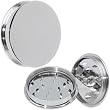 50mm Stainless Steel Herb Stash And Grinder Plug Set