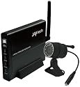 JAY-tech IR8103 Mini-Funk Überwachungskamera (2,4 GHz, für Tag / Nacht / Innen / Aussen, inkl. IR Sensoren) schwarz