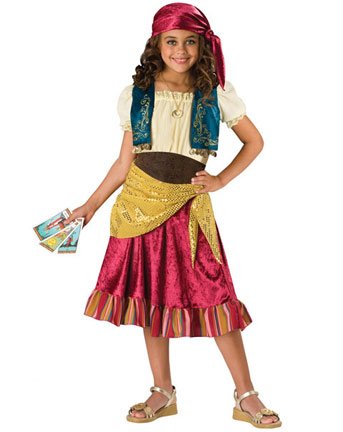 In Character Costumes, LLC Girls 7-16 Gypsy Dress Set